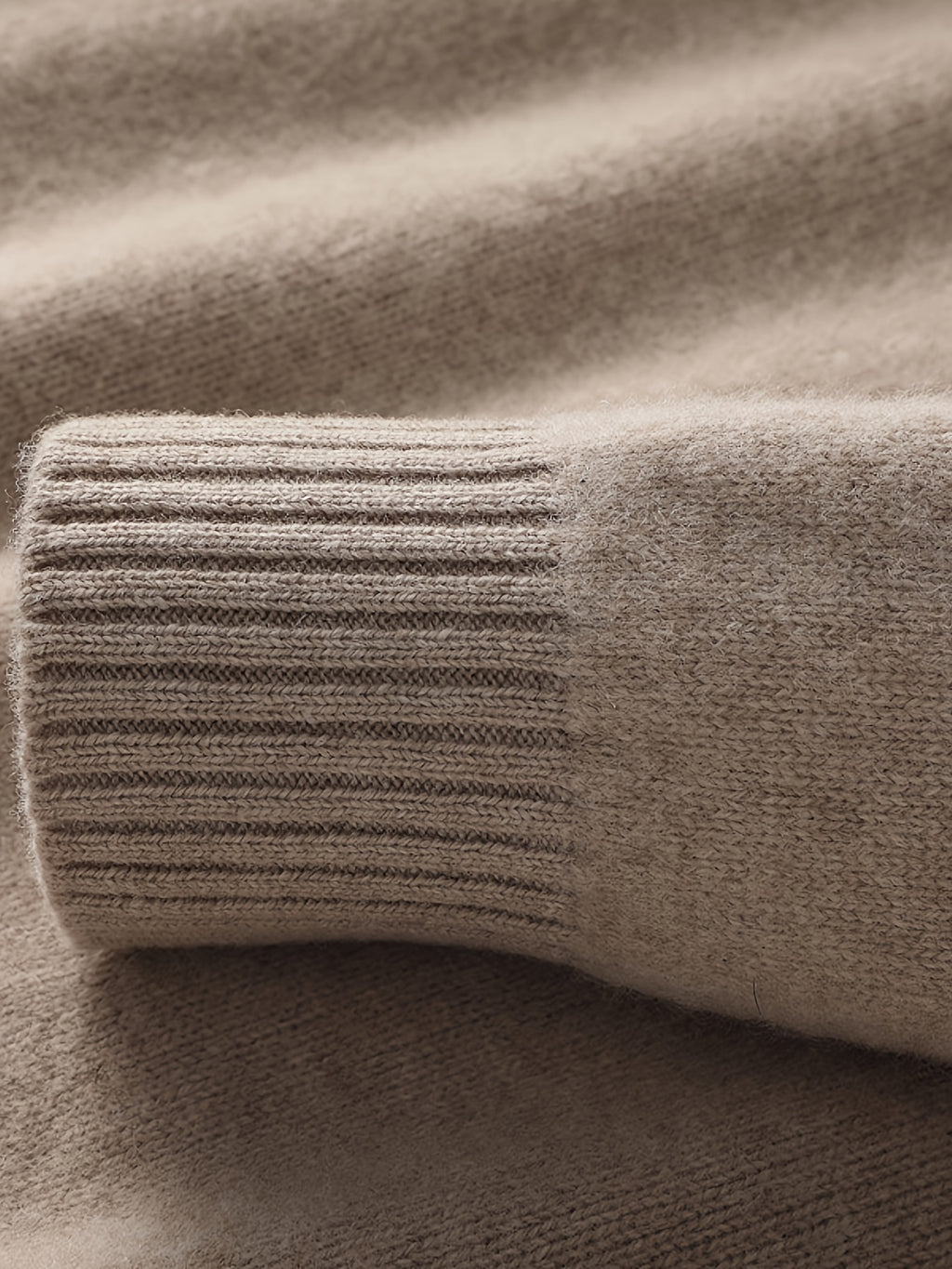 Sweter Męski z Kołnierzem 100% Wełna