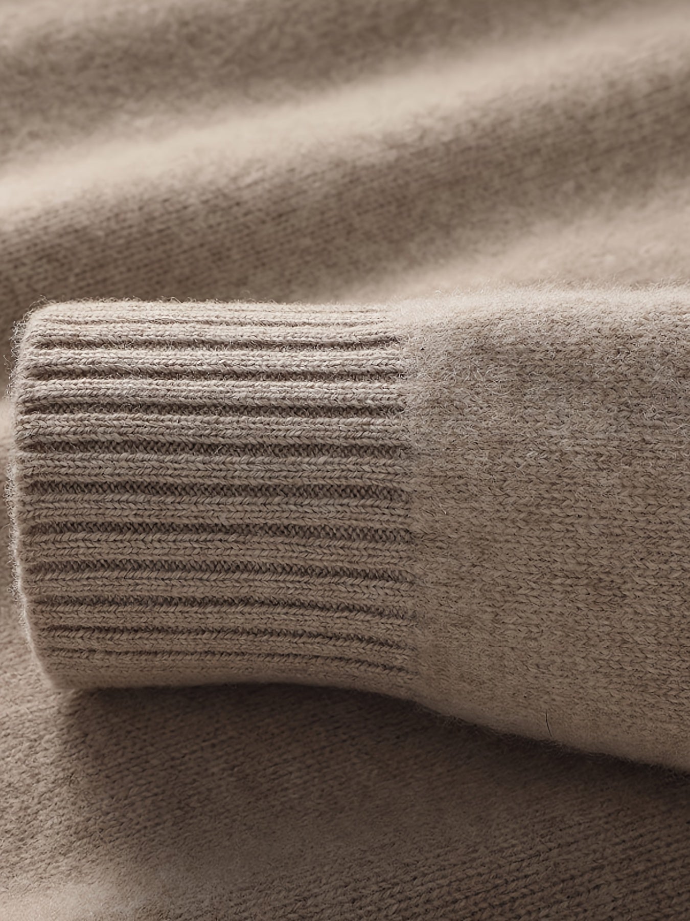 Sweter Męski z Kołnierzem 100% Wełna