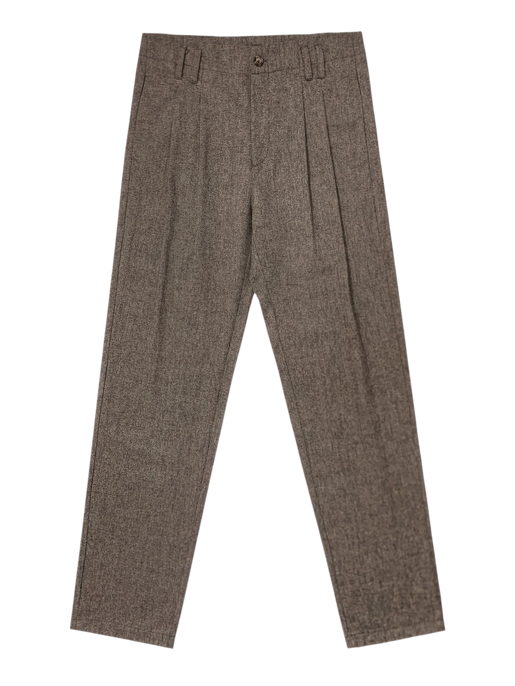 Męskie spodnie z mieszanki wełny