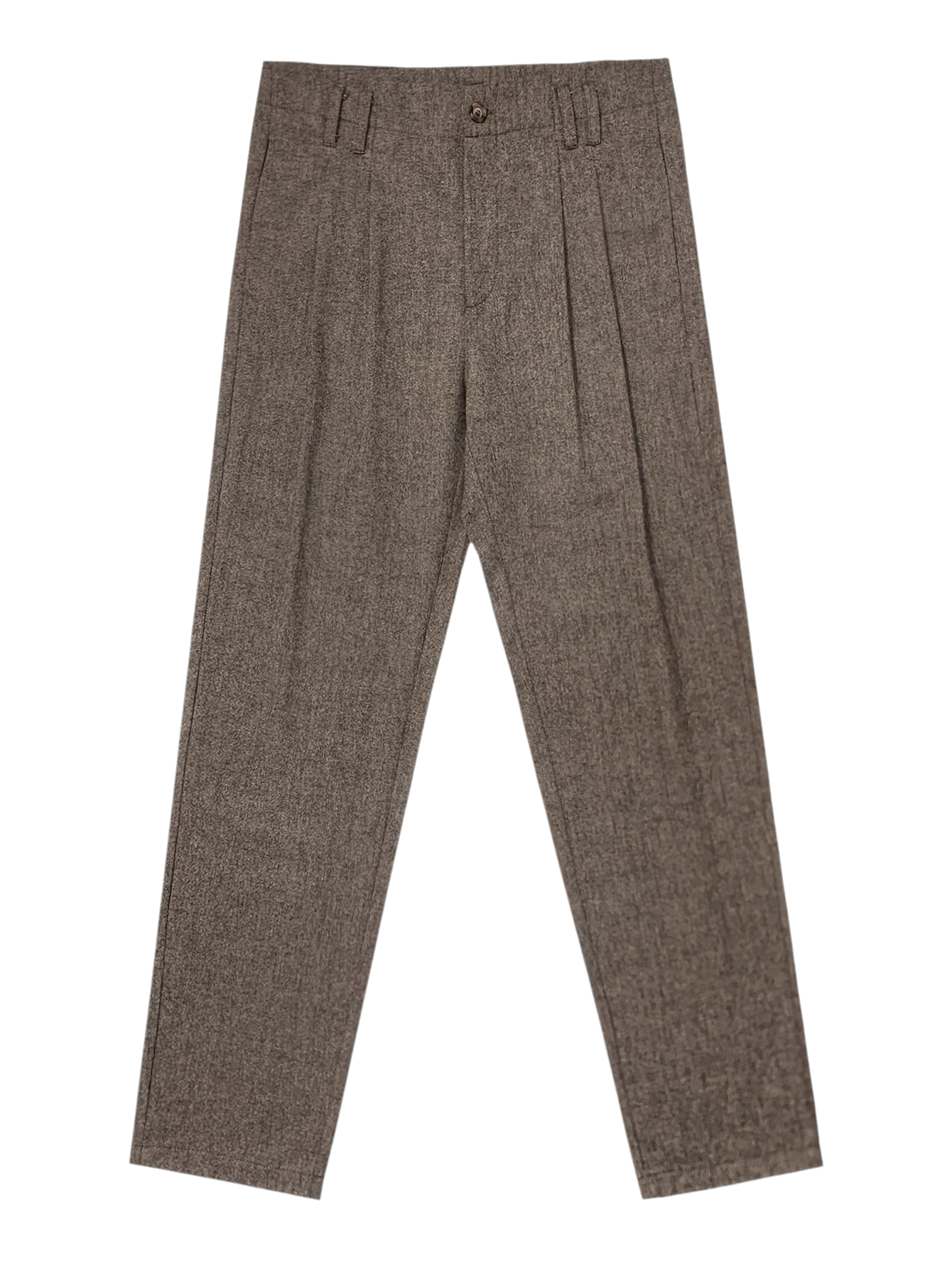 Męskie spodnie z mieszanki wełny