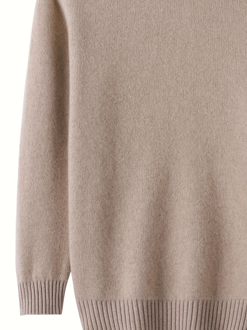 Sweter Męski z Kołnierzem 100% Wełna